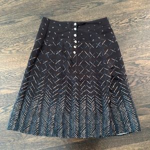 Vintage Merveille H. Women’s Silk Skirt